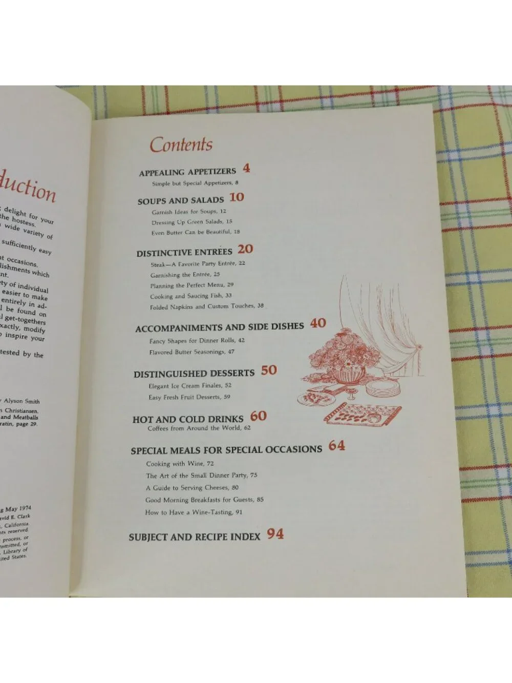 Sunset Party Entertaining Cookbooks Lot of 4 Dinner Party Appetizer Book